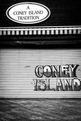 Coney Island New York Black/White | Obraz na stenu