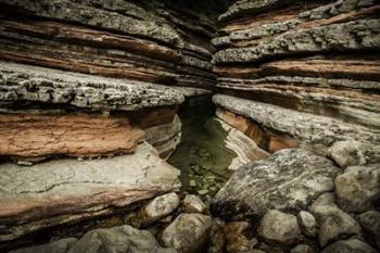 Layered Slot Canyon | Obraz na stenu