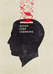 Never Stop Learning | Obraz na stenu