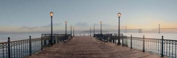 Pier with Bay Bridge Vista | Obraz na stenu