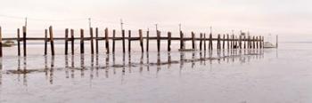 Vintage Pier at Fishing Village | Obraz na stenu