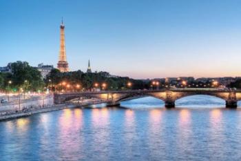 Twilight on the Seine | Obraz na stenu