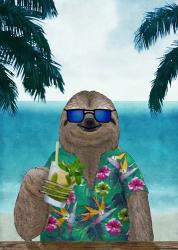 Sloth on Summer Holidays | Obraz na stenu