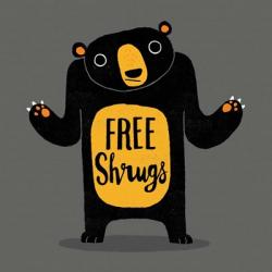 Free Shrugs | Obraz na stenu