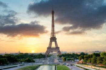 Eiffel Tower Sunset | Obraz na stenu