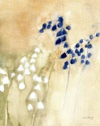 Floral with Bluebells and Snowdrops No. 2 | Obraz na stenu