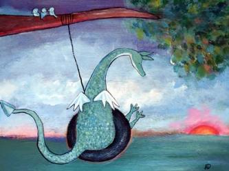 Dragon Swinging | Obraz na stenu