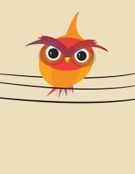 Owl on a Wire | Obraz na stenu