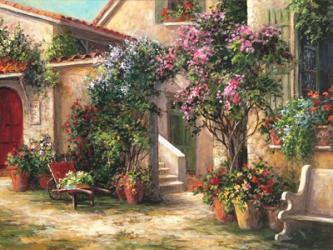 Garden Courtyard | Obraz na stenu