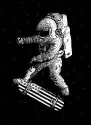 Kickflip in Space | Obraz na stenu