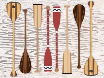 Canoe, Paddles & Oar | Obraz na stenu