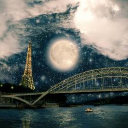 One Starry Night in Paris | Obraz na stenu