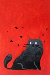 Stray Black Cat | Obraz na stenu