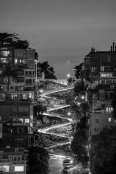 Lombard Street BW | Obraz na stenu