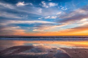 Cloud Reflections Twin Lakes Beach | Obraz na stenu