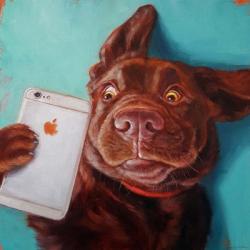 Dog Selfie | Obraz na stenu