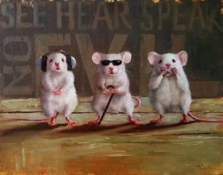 Three Wise Mice | Obraz na stenu