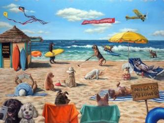 Dog Beach | Obraz na stenu