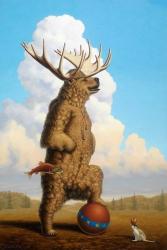 When Griz Grew Up He Wanted To Be A Moose | Obraz na stenu