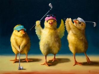 Yoga Chicks Golf Chicks | Obraz na stenu