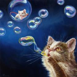 Blowing Bubbles | Obraz na stenu