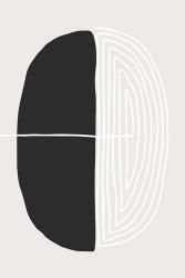 Black and White Oval | Obraz na stenu