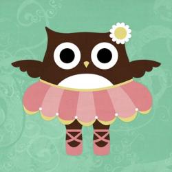 Ballerina Owl | Obraz na stenu