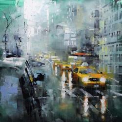 New York Rain | Obraz na stenu