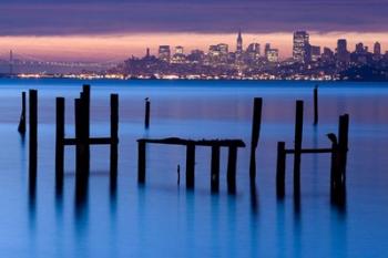 Bay Pilings - Sausalito | Obraz na stenu