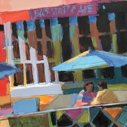 Bus Stop Cafe | Obraz na stenu