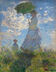 Woman with a Parasol - Madame Monet and Her Son, 1875 | Obraz na stenu