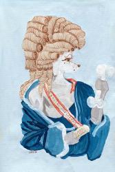 Parisien Poodle | Obraz na stenu