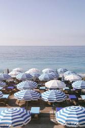French Riviera Sea Stripes | Obraz na stenu