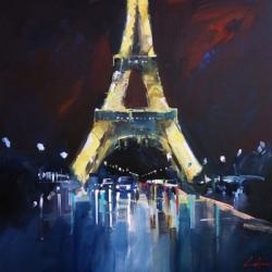 Eiffel Rain | Obraz na stenu