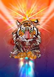 Cosmic Tiger | Obraz na stenu
