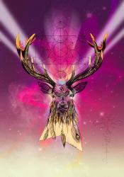 Cosmic Stag | Obraz na stenu