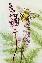 Bees Amongst the Liriope | Obraz na stenu