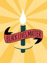 Black Lives Matter - Candle | Obraz na stenu