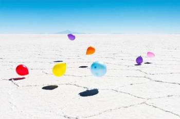 Balloons Three, Salar de Uyuni, Bolivia | Obraz na stenu