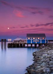 Moon over Sidney Fish Market | Obraz na stenu