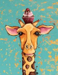 Giraffe With Cherry on Top | Obraz na stenu