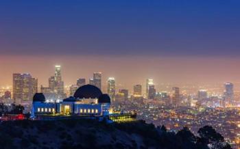 L.A. Skyline with Griffith Observatory | Obraz na stenu
