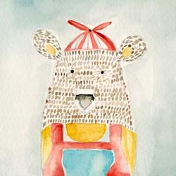 Deanie Beanie Bear | Obraz na stenu