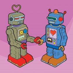 Love Bots | Obraz na stenu