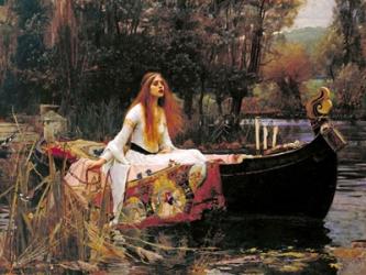 The Lady of Shalott, 1888 | Obraz na stenu