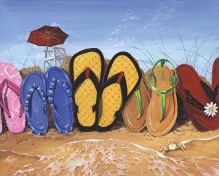 Flip Flop Fence | Obraz na stenu
