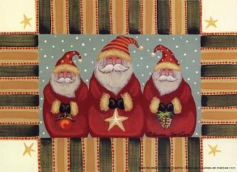Santa Trio | Obraz na stenu