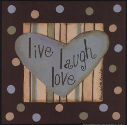 Live, Laugh, Love | Obraz na stenu