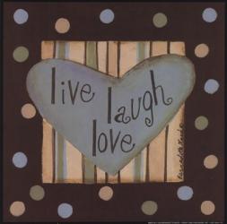 Live, Laugh, Love | Obraz na stenu