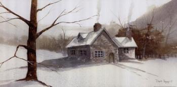 Winter Cottage | Obraz na stenu